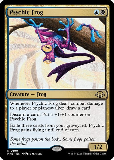 Psychic Frog (Modern Horizons 3) Light Play Foil