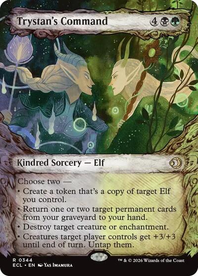 Trystan's Command (Showcase) (Lorwyn Eclipsed) Light Play