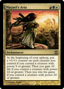Mayael's Aria (Alara Reborn) Light Play