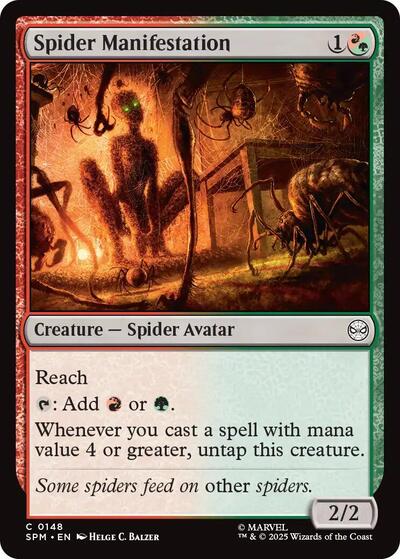 Spider Manifestation (Marvel's Spider-Man) Light Play Foil