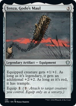 Tenza, Godo's Maul (Commander: Dominaria United) Damaged / Poor