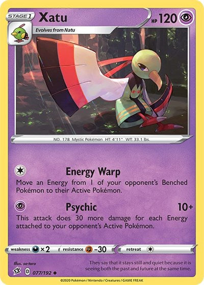 Xatu (SWSH02: Rebel Clash) Light Play