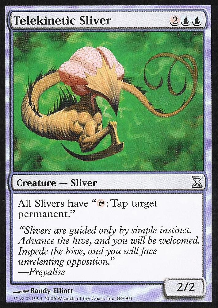 Telekinetic Sliver (Time Spiral) Medium Play