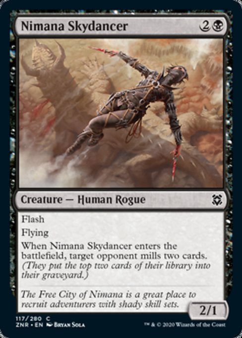 Nimana Skydancer (Zendikar Rising) Light Play Foil