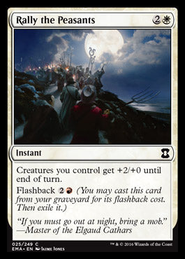 Rally the Peasants (Eternal Masters) Light Play Foil