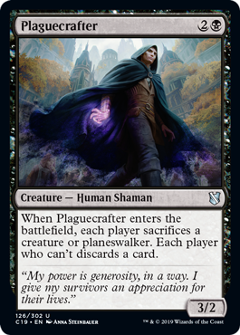 Plaguecrafter (Commander 2019) Light Play
