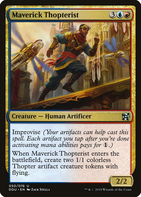 Maverick Thopterist (Duel Decks: Elves vs Inventors) Light Play