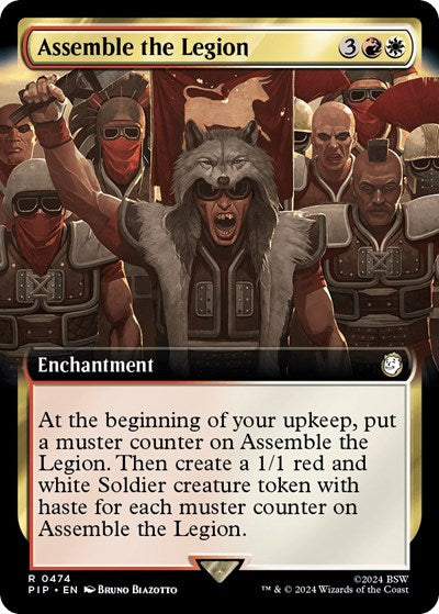 Assemble the Legion (Extended Art) (Universes Beyond: Fallout) Light Play