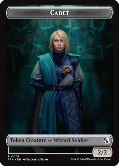 Cadet / Jace Double-Sided Token (Reality Fracture) Light Play