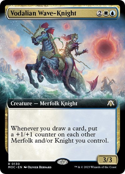 Vodalian Wave-Knight (Extended Art) (Commander: March of the Machine) Light Play