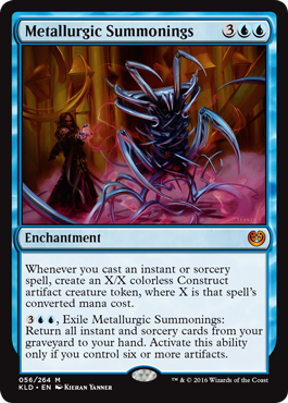 Metallurgic Summonings (Kaladesh) Light Play