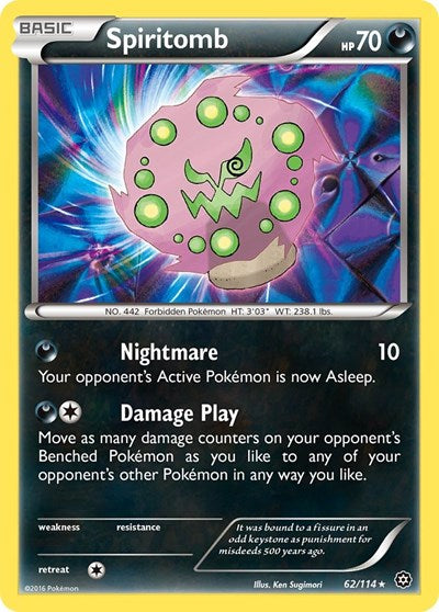 Spiritomb (XY - Steam Siege) Medium Play