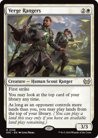 Verge Rangers (Commander: Duskmourn: House of Horror) Light Play