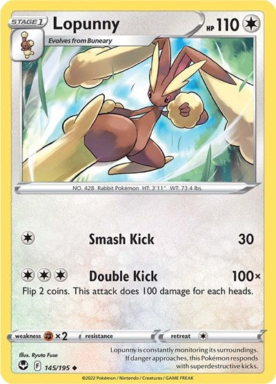 Lopunny (SWSH12: Silver Tempest) Light Play