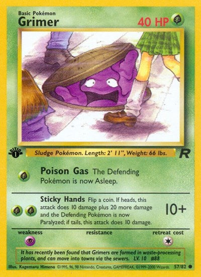 Grimer (Team Rocket) Medium Play Unlimited