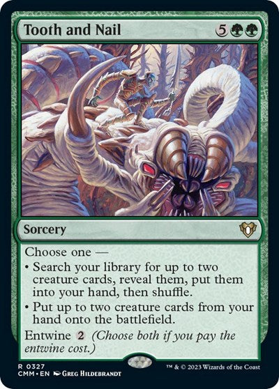Tooth and Nail (Commander Masters) Light Play