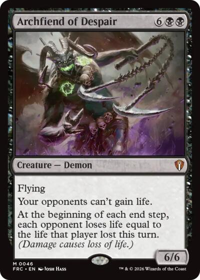 Archfiend of Despair (Commander: Reality Fracture) Near Mint