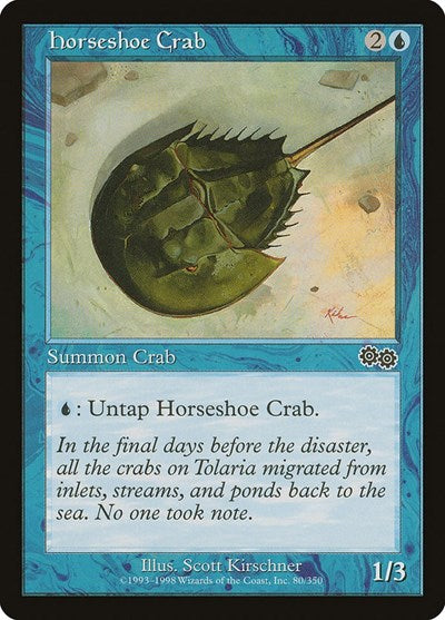 Horseshoe Crab (Urza's Saga) Medium Play