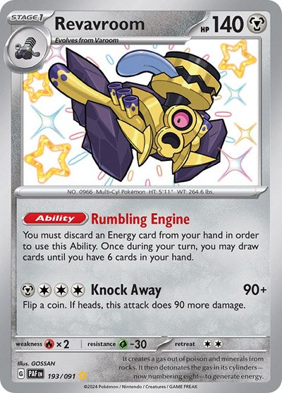 Revavroom - 193 (SV: Paldean Fates) Light Play Holofoil