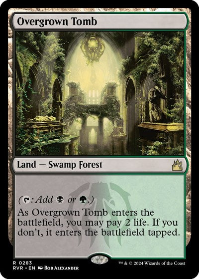 Overgrown Tomb (Ravnica Remastered) Medium Play