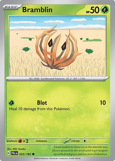 Bramblin - 023 (SV02: Paldea Evolved) Light Play