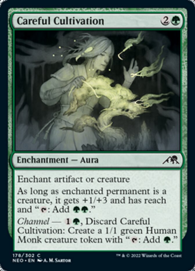 Careful Cultivation (Kamigawa: Neon Dynasty) Light Play