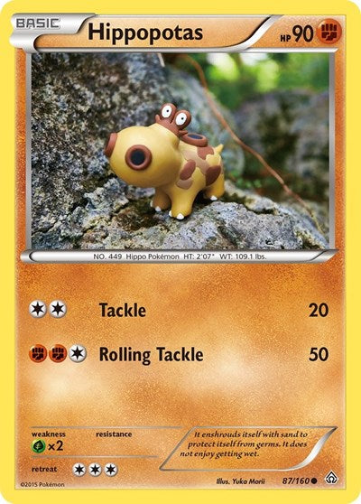 Hippopotas (XY - Primal Clash) Light Play