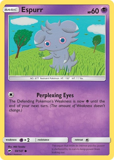 Espurr (SM - Burning Shadows) Light Play