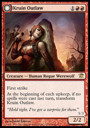 Kruin Outlaw (Terror of Kruin Pass) (Innistrad) Medium Play
