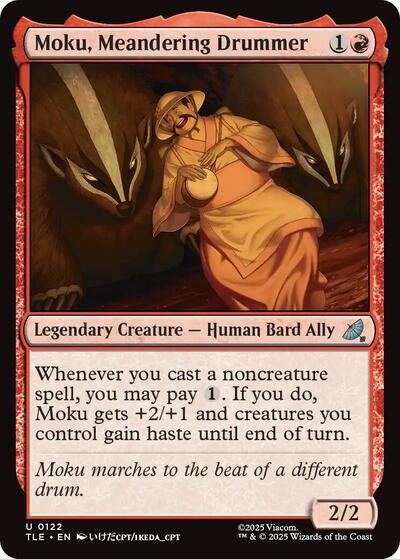 Moku, Meandering Drummer (Avatar: The Last Airbender: Eternal-Legal) Light Play Foil