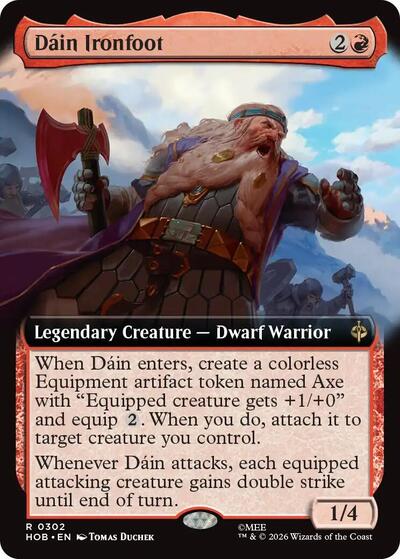 Dain Ironfoot (Extended Art) (The Hobbit) Near Mint
