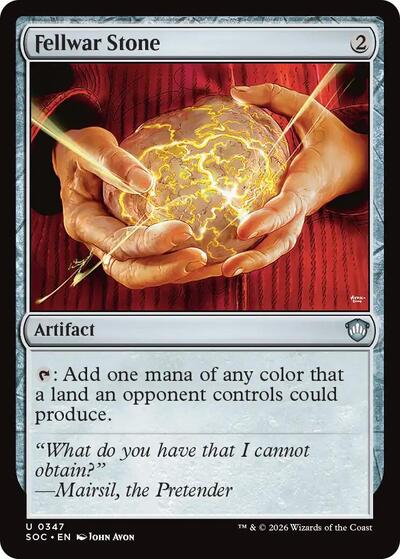 Fellwar Stone (Commander: Secrets of Strixhaven) Light Play