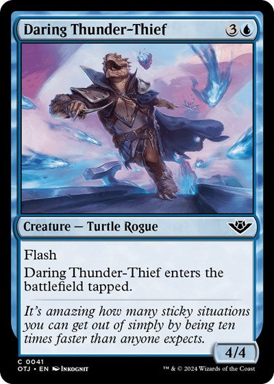 Daring Thunder-Thief (Outlaws of Thunder Junction) Light Play Foil