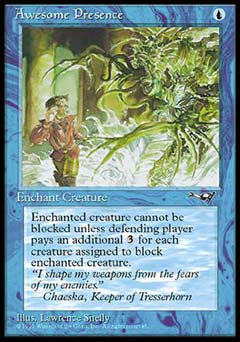 Awesome Presence (Man Being Chased) (Alliances) Light Play