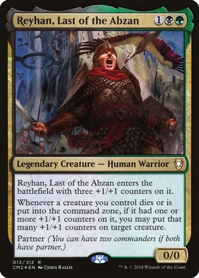 Reyhan, Last of the Abzan (Commander Anthology Volume II) Light Play Foil