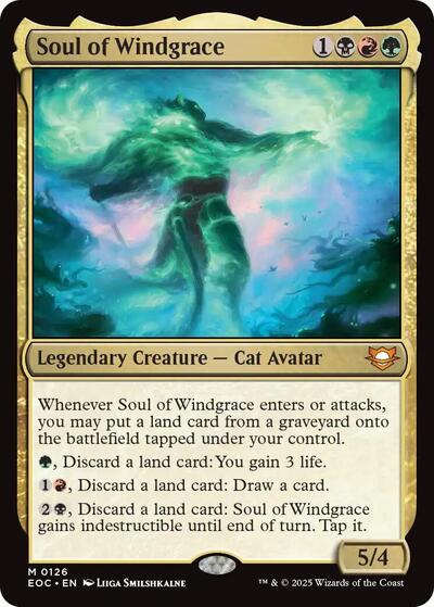 Soul of Windgrace (Commander: Edge of Eternities) Light Play