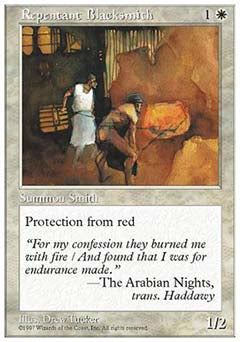 Repentant Blacksmith (5th Edition) Light Play