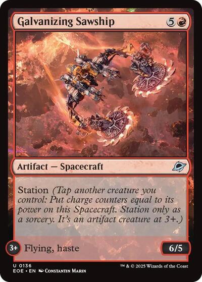 Galvanizing Sawship (Edge of Eternities) Light Play