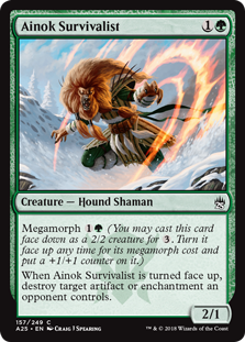 Ainok Survivalist (Masters 25) Light Play