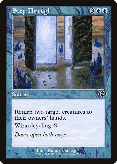 Step Through (Retro Frame) (Foil Etched) (Modern Horizons 2) Light Play Foil