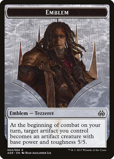Emblem - Tezzeret the Schemer (Aether Revolt) Near Mint