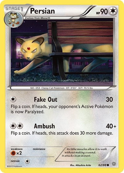Persian (XY - Ancient Origins) Medium Play Reverse Holofoil