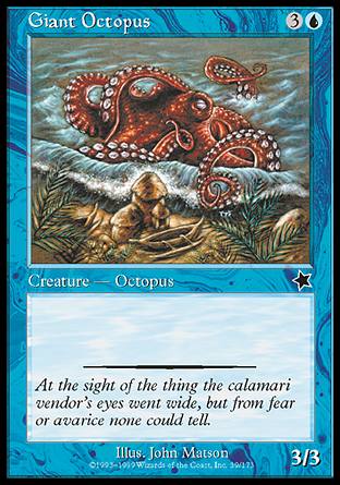 Giant Octopus (Starter 1999) Light Play