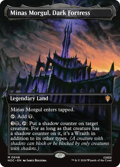 Minas Morgul, Dark Fortress (Borderless) (The Hobbit: Eternal-Legal) Light Play