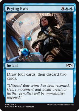 Prying Eyes (Ravnica Allegiance) Light Play