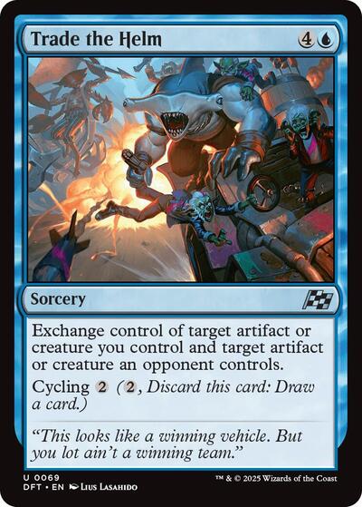 Trade the Helm (Aetherdrift) Light Play Foil