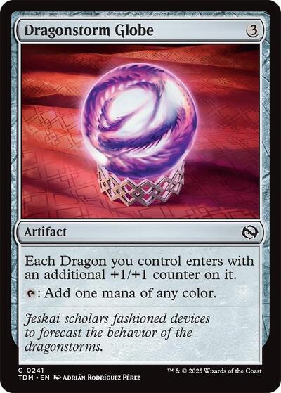 Dragonstorm Globe (Tarkir: Dragonstorm) Light Play