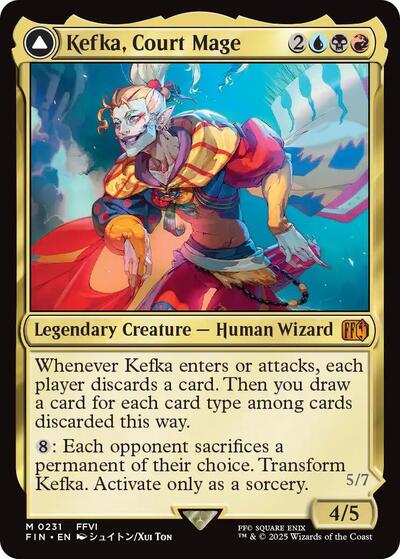 Kefka, Court Mage (Universes Beyond: FINAL FANTASY) Near Mint