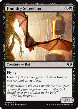 Foundry Screecher (Kaladesh) Light Play
