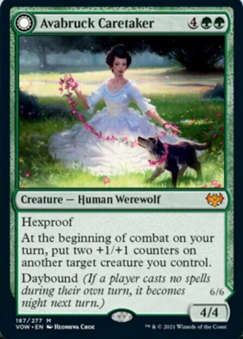 Avabruck Caretaker / Hollowhenge Huntmaster (Innistrad: Crimson Vow) Light Play